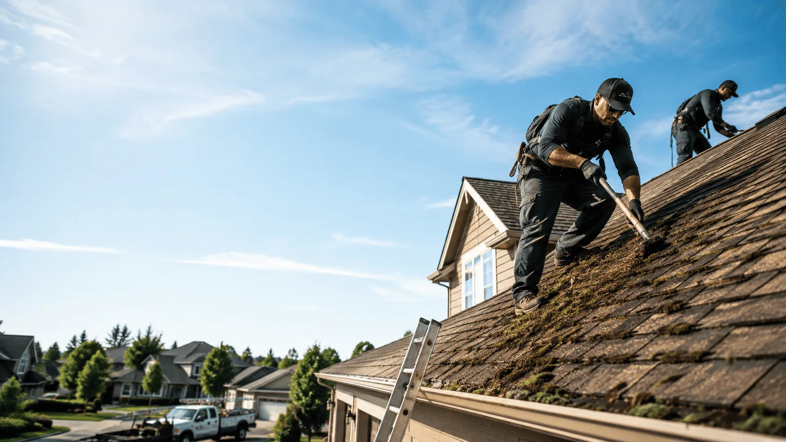 Roof Moss Removal in Normangee, TX near me